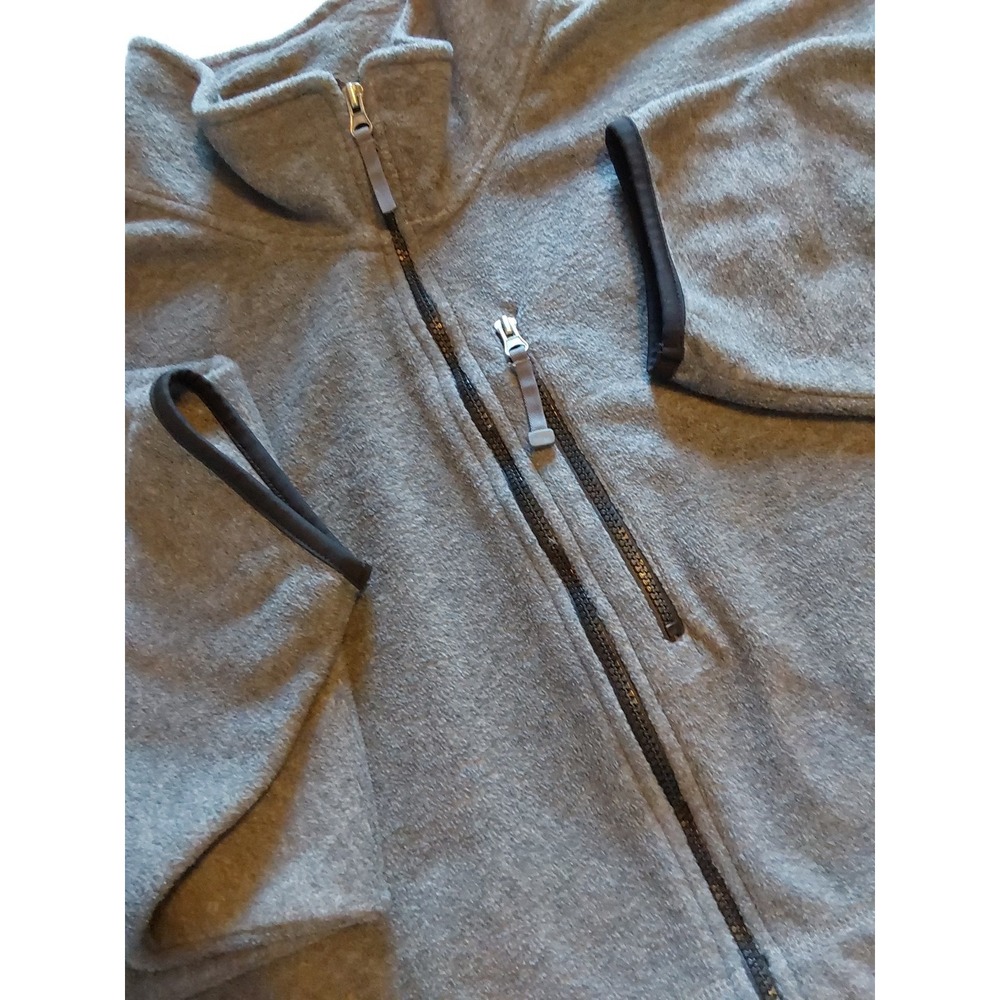 Outdoor Outfitters Men's 4XB Fleece Jacket Gray/Charcoal‎ Full Zip
